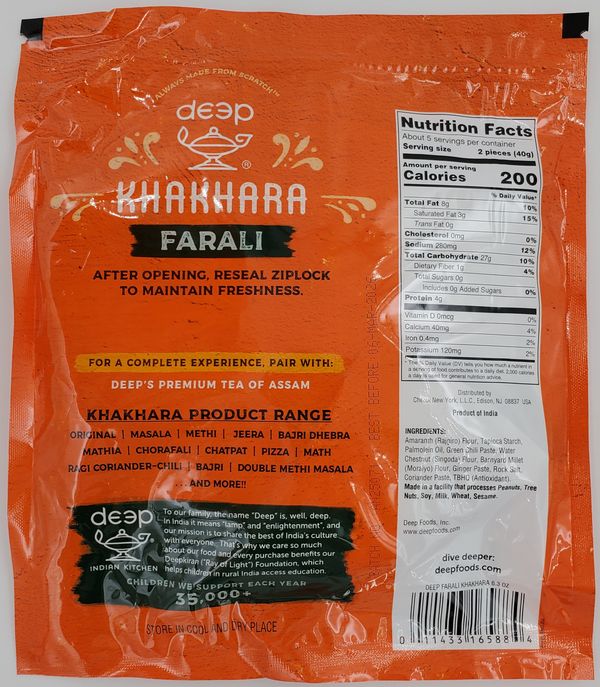 Farali Khakhara 6.3Oz