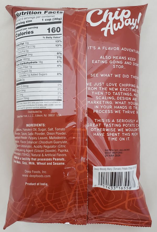 Chip Away-Bloody Mary Tomato4.6Oz