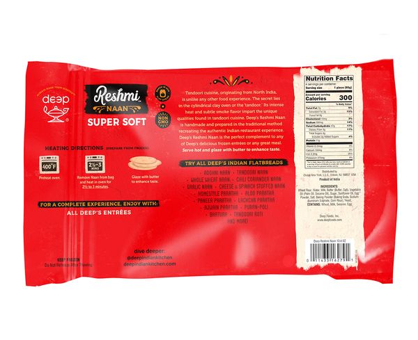 Reshmi Naan 4 PCS 13.4 Oz