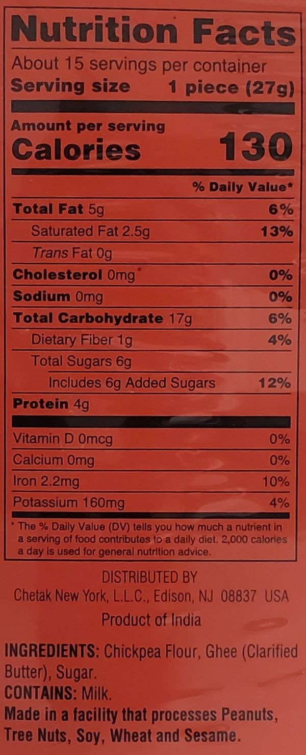 Besan Ladoo Pure Ghee (14.1oz)