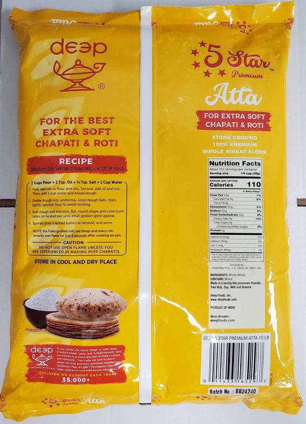 5 Star Premium Atta 10Lb