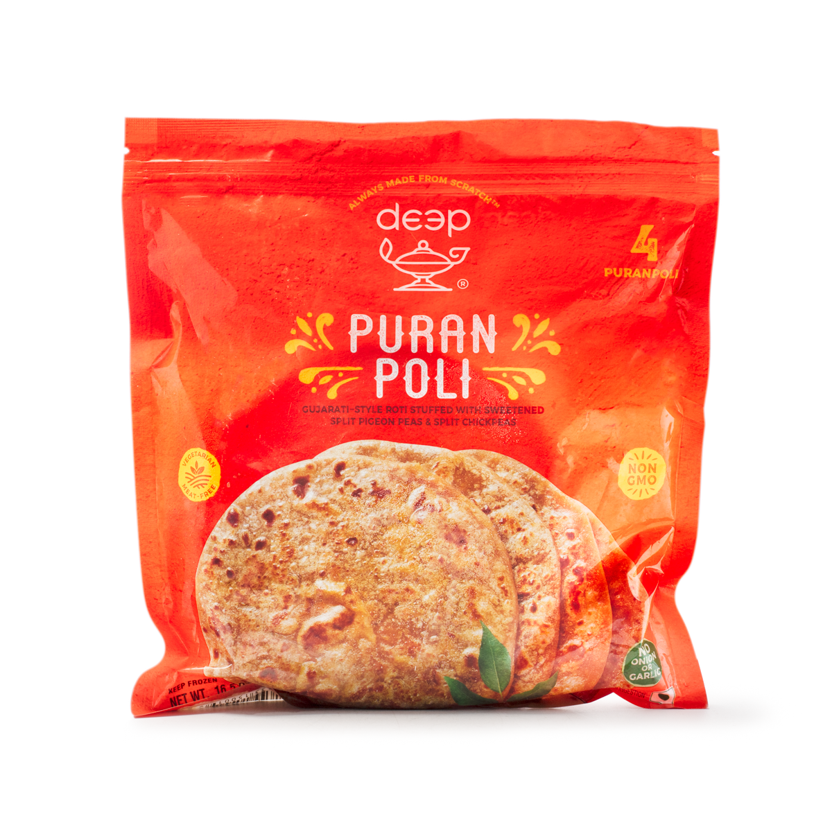 Puran Poli 4 pcs