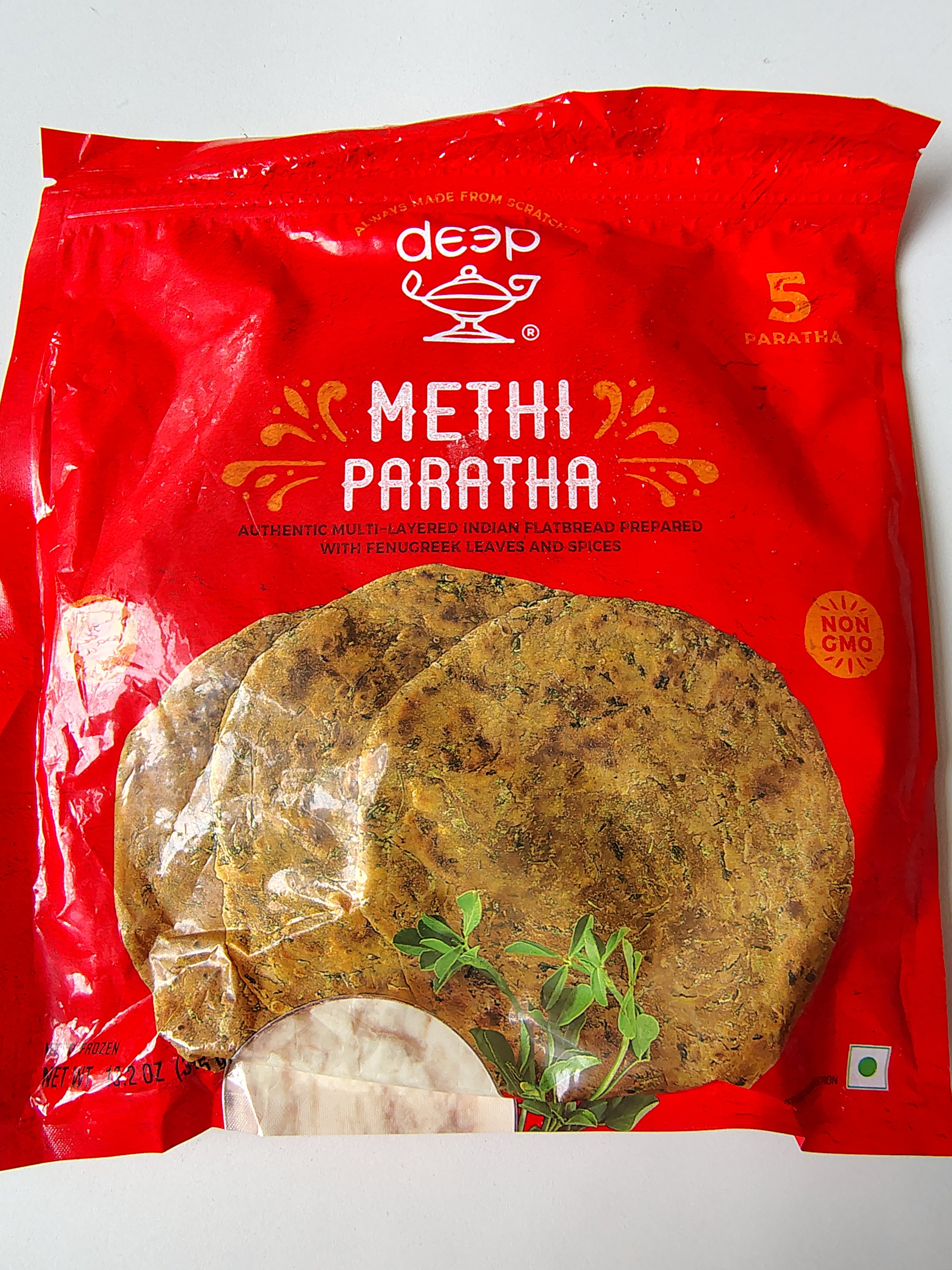 Methi Paratha 5 pc