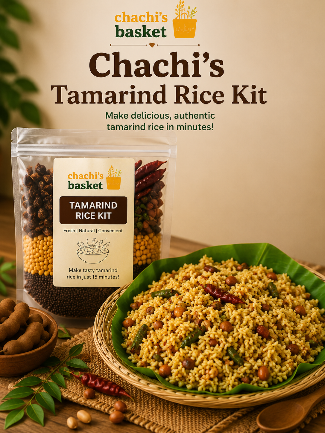 Chachi's Instant Tamarind Rice