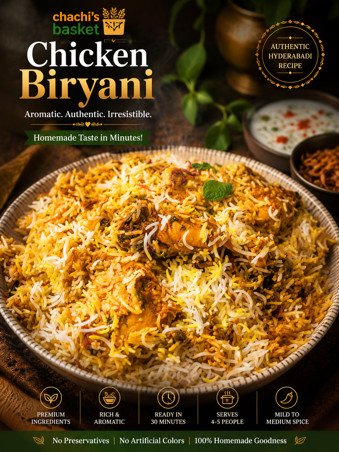 Chachi's Instant Chicken Biryani