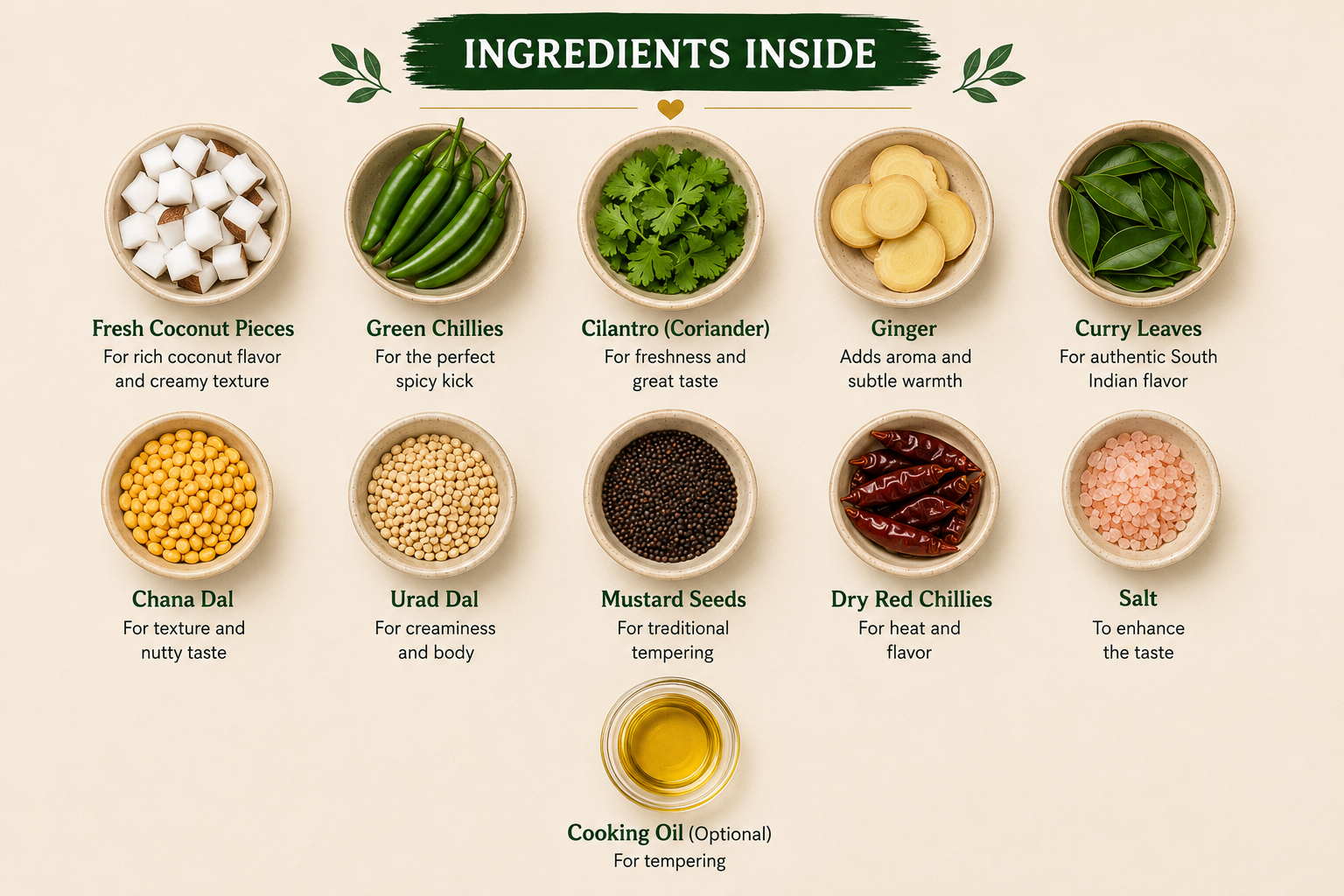 Chachi's Instant Coconut Chutney Kit