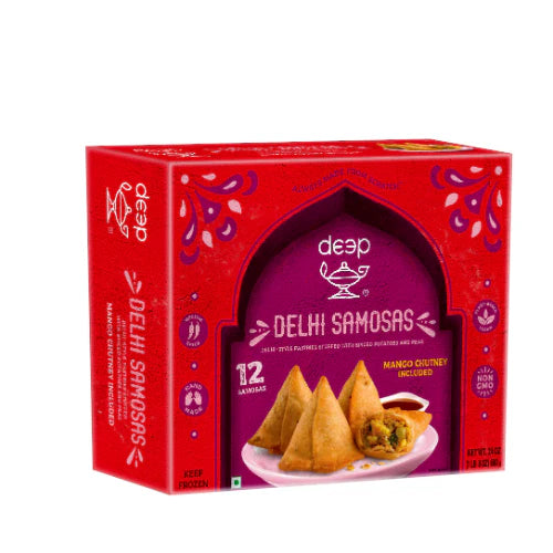 DELHI SAMOSA WITH CHUTNEY 0.680KG X 12
