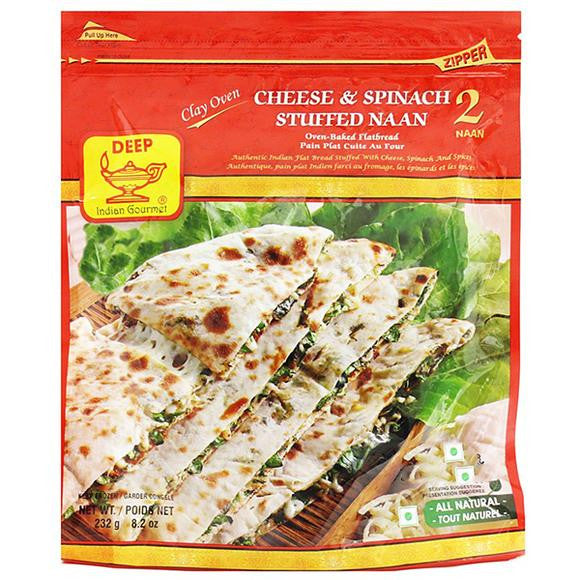 Cheese & Spinach Naan 2Pc