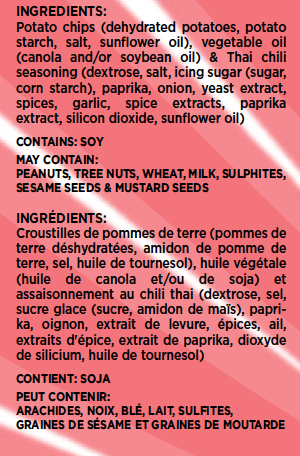 Thai Sweet Chili Chips  80g