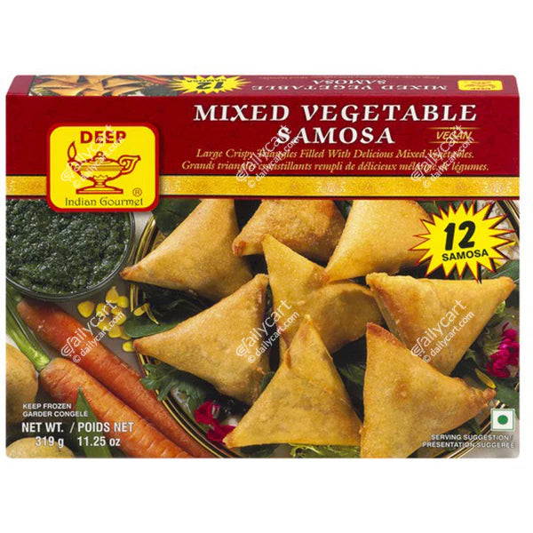 MIXED VEG SAMOSA (26 GMS) 0.260KG X 12